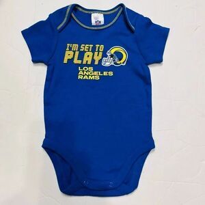NFL Team Apparel Los Angeles Rams Bodysuit   Boys Size 0-3 Months